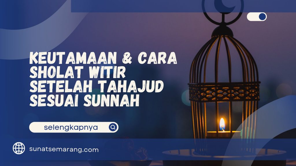 cara shalat witir setelah tahajud